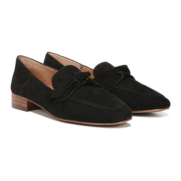 Franco Sarto Shoes - 🐆 FRANCO SARTO 🐆 Black Leather Suede Loafer 8.5
